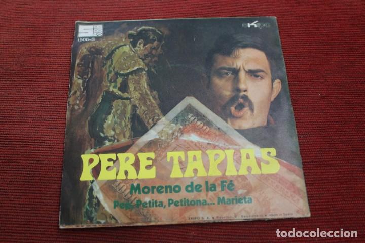 Discos de vinilo: LOTE 3 SINGLES PERE TAPIES - Foto 3