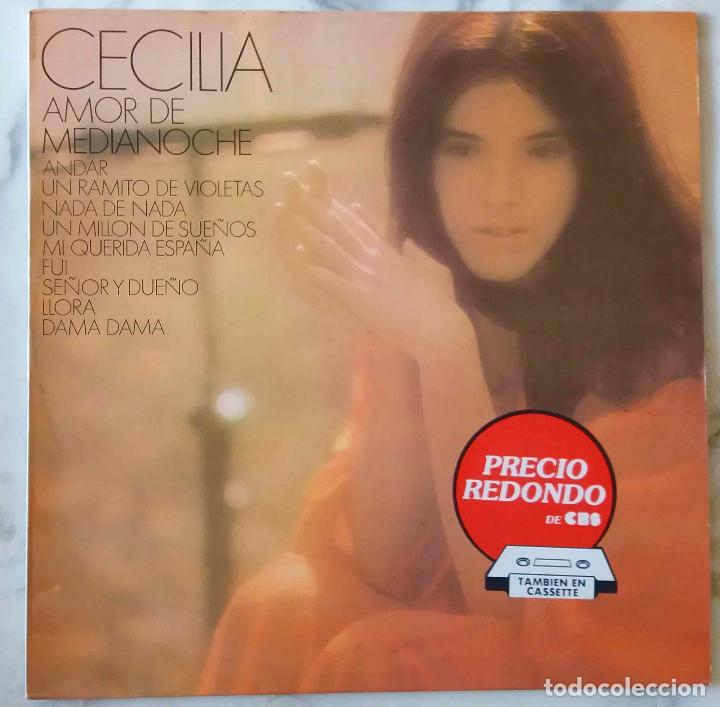 Discos de vinilo: CECILIA, AMOR DE MEDIANOCNE. LP - Foto 1