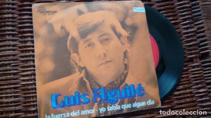Discos de vinilo: SINGLE (VINILO) DE LUIS AGUILE A&Ntilde;OS 70 - Foto 1