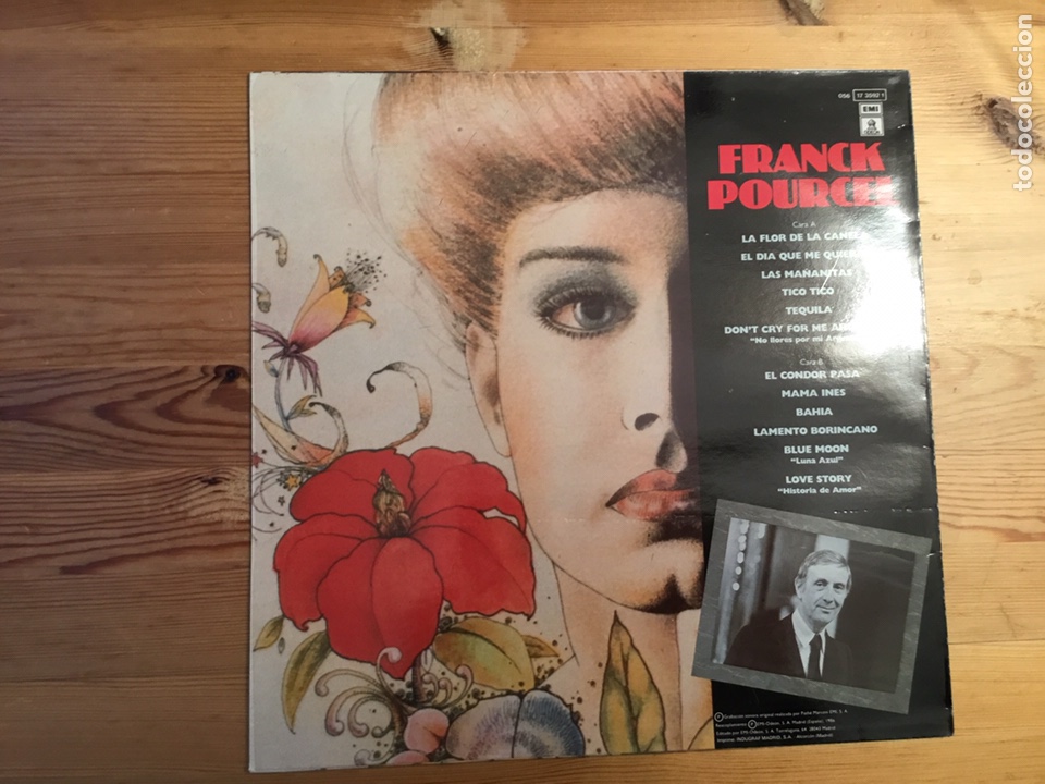 Discos de vinilo: FRANK POURCEL. MELOD&Iacute;AS INOLVIDABLES. EMI-ODEON, 1986 - Foto 2