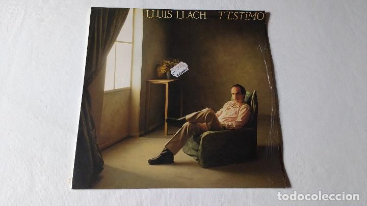 Discos de vinilo: ALBUM DEL CANTAUTOR CATALAN LLUIS LLACH, T&acute;ESTIMO + PROGRAMA Y TICKET - Foto 1