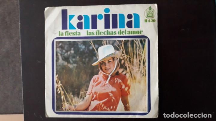 Discos de vinilo: KARINA LA FIESTA LAS FLECHAS DEL AMOR - Foto 1