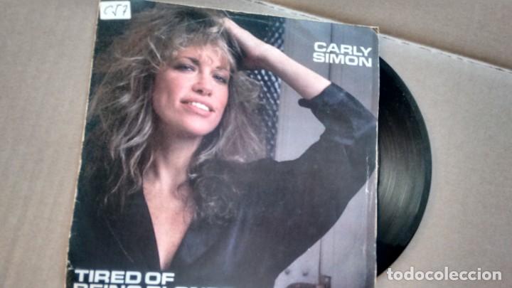 Discos de vinilo: SINGLE (VINILO) DE  CARLY SIMON  A&Ntilde;OS 80 - Foto 1