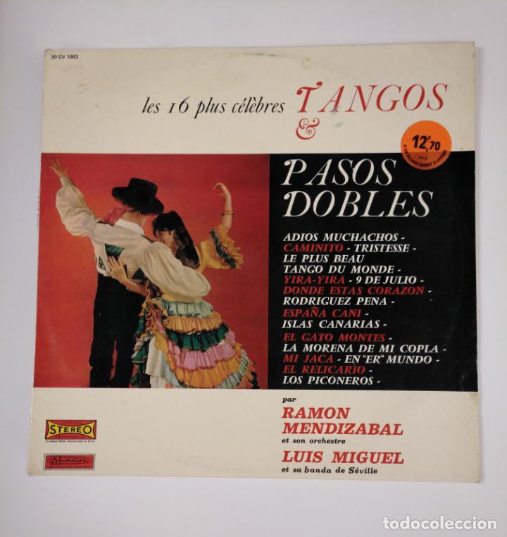 Discos de vinilo: LES 16 PLUS C&Eacute;L&Egrave;BRES TANGO RAMON MENDIZABAL ET SON ORCHESTRE LUIS MIGUEL SA BANDA DE S&Eacute;VILLE TDKDA44