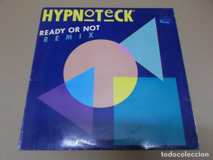 Discos de vinilo: HYPNOTECK (MX) READY OR NOT (3 TRACKS) A&Ntilde;O 1990 - Foto 1