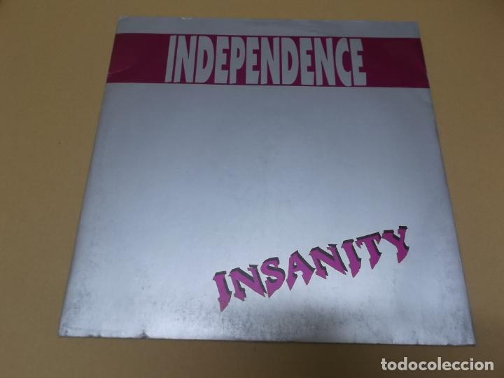 Discos de vinilo: INDEPENDENCE (MX) INSANITY (4 TRACKS) A&Ntilde;O 1993 - Foto 1