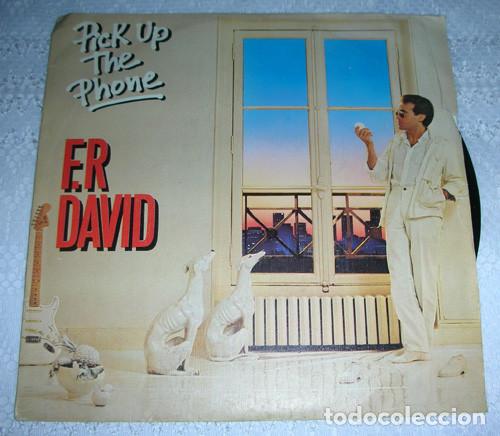 Discos de vinilo: F.R DAVID - PICK UP THE PHONE - SINGLE - Foto 1