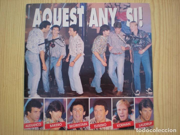 Discos de vinilo: BAR&Ccedil;A_F.C. BARCELONA_VINILO 12ALEXANCO,KOEMAN,EUSEBIO,LAUDRUP,BAKERO_1991 - Foto 1