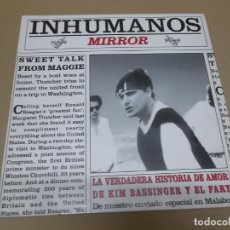 Discos de vinilo: LOS INHUMANOS (MX) LA VERDADERA HISTORIA DE AMOR DE KIM BASSINGER Y EL FARY (2 TRACKS) AÑO 1993