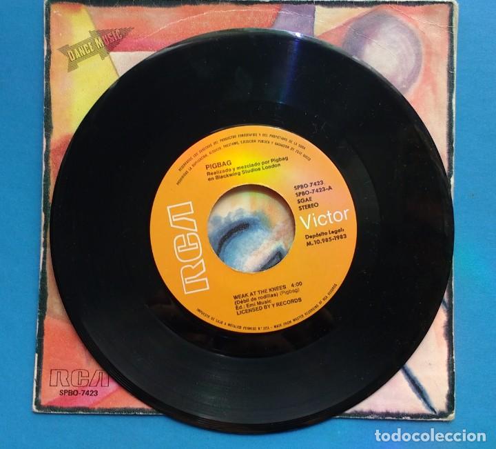 Discos de vinilo: PIGBAG - WEAK AT THE KNEES - Foto 2