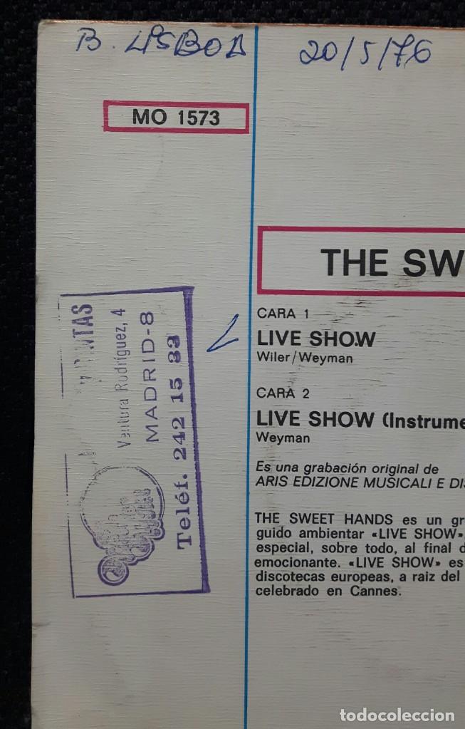 Discos de vinilo: THE SWEET HANDS - LIVE SHOW - SINGLE - 1976 - Foto 7