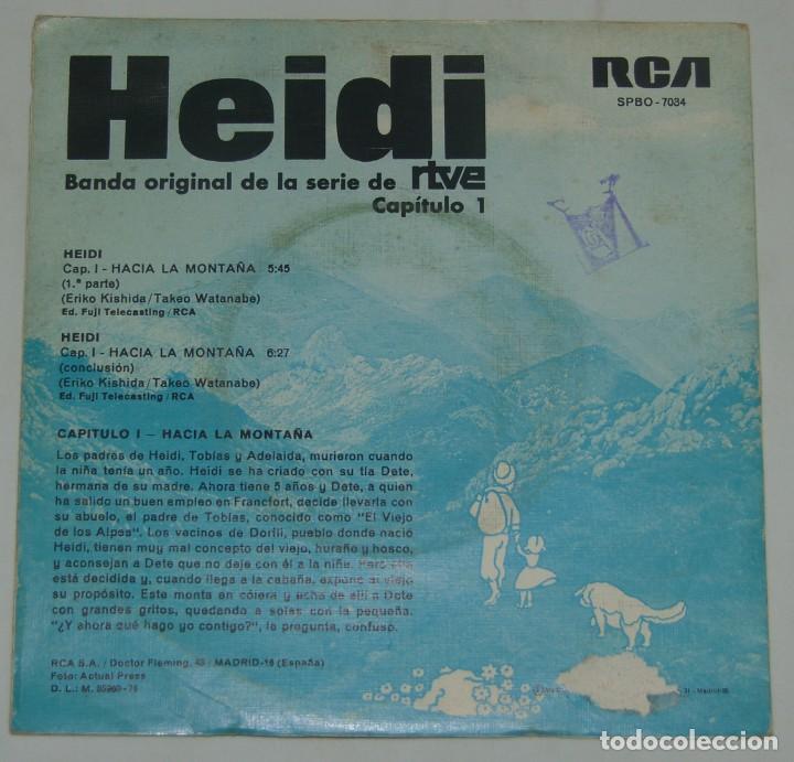 Discos de vinilo: HEIDI - CAPITULO 1 - RCA 1975 - Foto 2