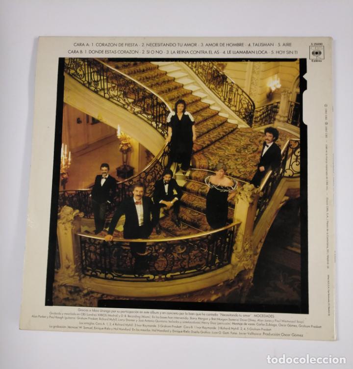 Discos de vinilo: MOCEDADES. - AMOR DE HOMBRE - LP. TDKDA46 - Foto 2
