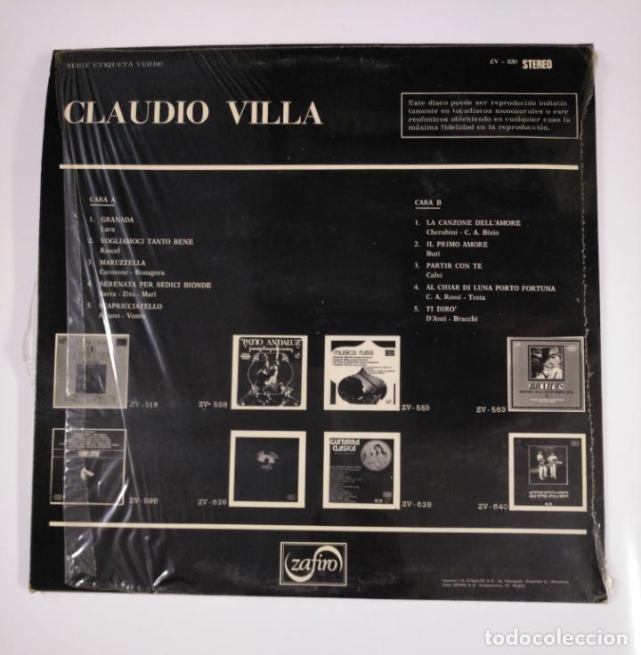 Discos de vinilo: CLAUDIO VILLA. GRANADA. LP. TDKDA46 - Foto 2