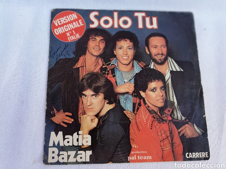 Disques de vinyle: MATIA BAZAR.SOLO TU. 1977