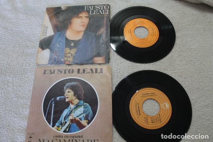 Discos de vinilo: LOTE 2 SINGLES FAUSTO LEALI - Foto 1