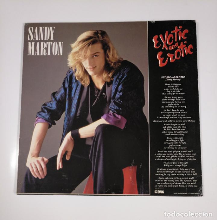 Discos de vinilo: SANDY MARTON. - EXOTIC AND EROTIC. LP. TDKDA47 - Foto 2