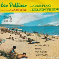 Discos de vinilo: LOS DELFINES CON LA VOZ DE GABRIEL - EL DELFÍN VERDE+3 (EP VICTORIA 1970). Lote 136559034