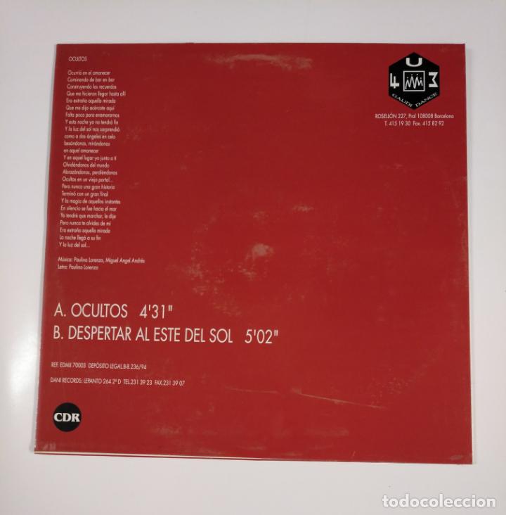 Discos de vinilo: SUE&Ntilde;OS VIRTUALES. - OCULTOS. MAXI - SINGLE. TDKDA47 - Foto 2