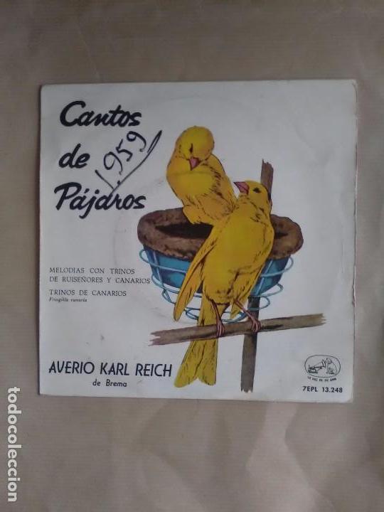 Discos de vinilo: SINGLE CANTOS DE PAJAROS - Foto 1