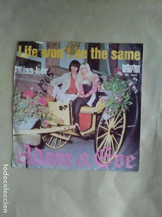 Discos de vinilo: SINGLE ADAM Y LOVE