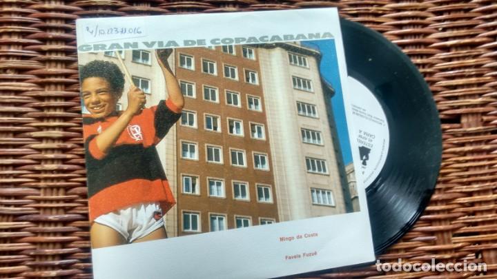 Disques de vinyle: SINGLE (VINILO)-PROMOCION- DE  MINGO DA COSTA Y FAVELA FUZUE- GRAN VIA DE COPACABANA-