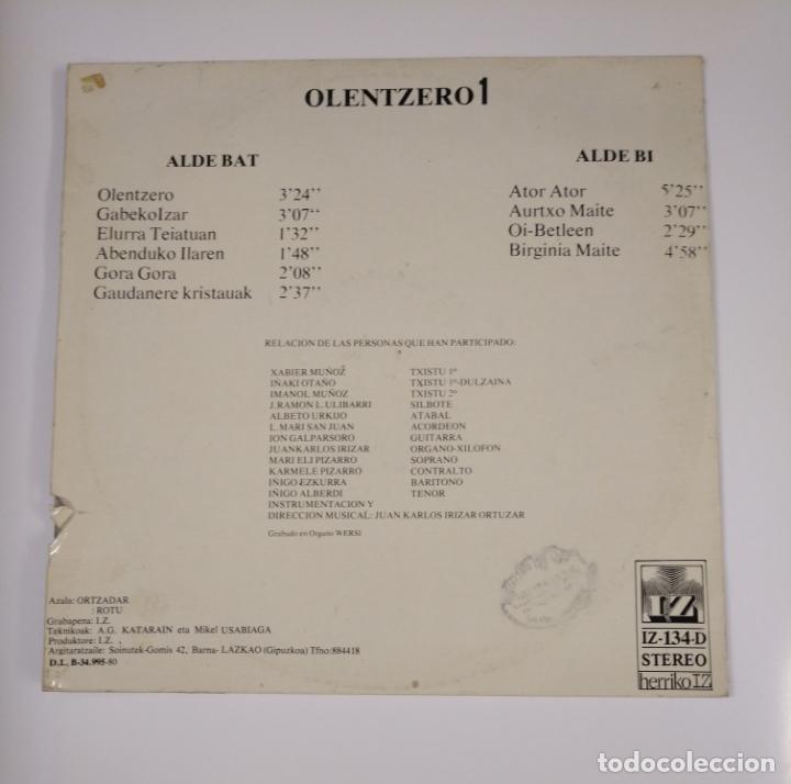 Discos de vinilo: OLENTZERO 1. LP. TDKLP19 - Foto 2