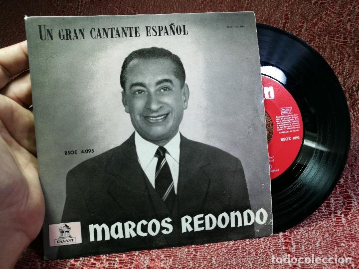 Discos de vinilo: MARCOS REDONDO - EL DIVO / LA LINDA TAPADA - SINGLE - Foto 1