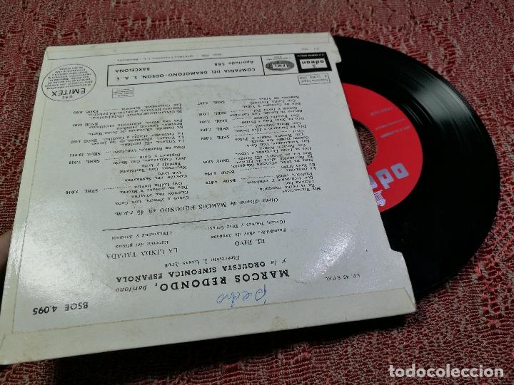 Discos de vinilo: MARCOS REDONDO - EL DIVO / LA LINDA TAPADA - SINGLE - Foto 2