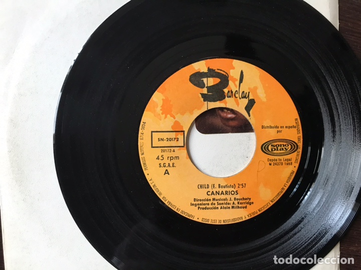 Discos de vinilo: Canarios. Ni&ntilde;o. - Foto 3