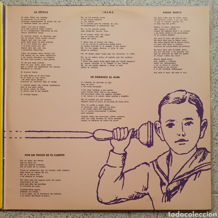Discos de vinilo: LP LLUIS LLACH ARA I AQUI - Foto 3