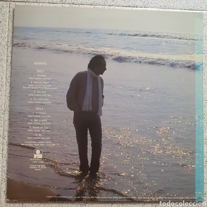 Discos de vinilo: LP LLUIS LLACH MAREMAR - Foto 2