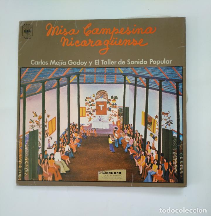 Vinyl records: MISA CAMPESINA NICARAG&Uuml;ENSE. - CARLOS MEJ&Iacute;A GODOY Y EL TALLER DE SONIDO POPULAR. LP. TDKDA49