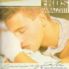 Discos de vinilo: EROS RAMAZZOTTI - CUORI AGITATI - LP HISPAVOX 1985