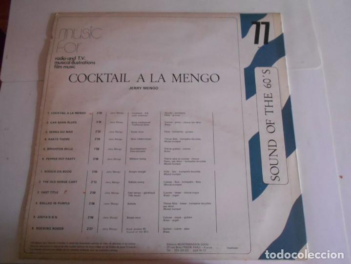 Discos de vinilo: JERRY MENGO-LP COCKTAIL A LA MENGO - Foto 2