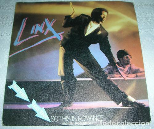 Discos de vinilo: Linx &ndash; So This Is Romance - SINGLE - Foto 1