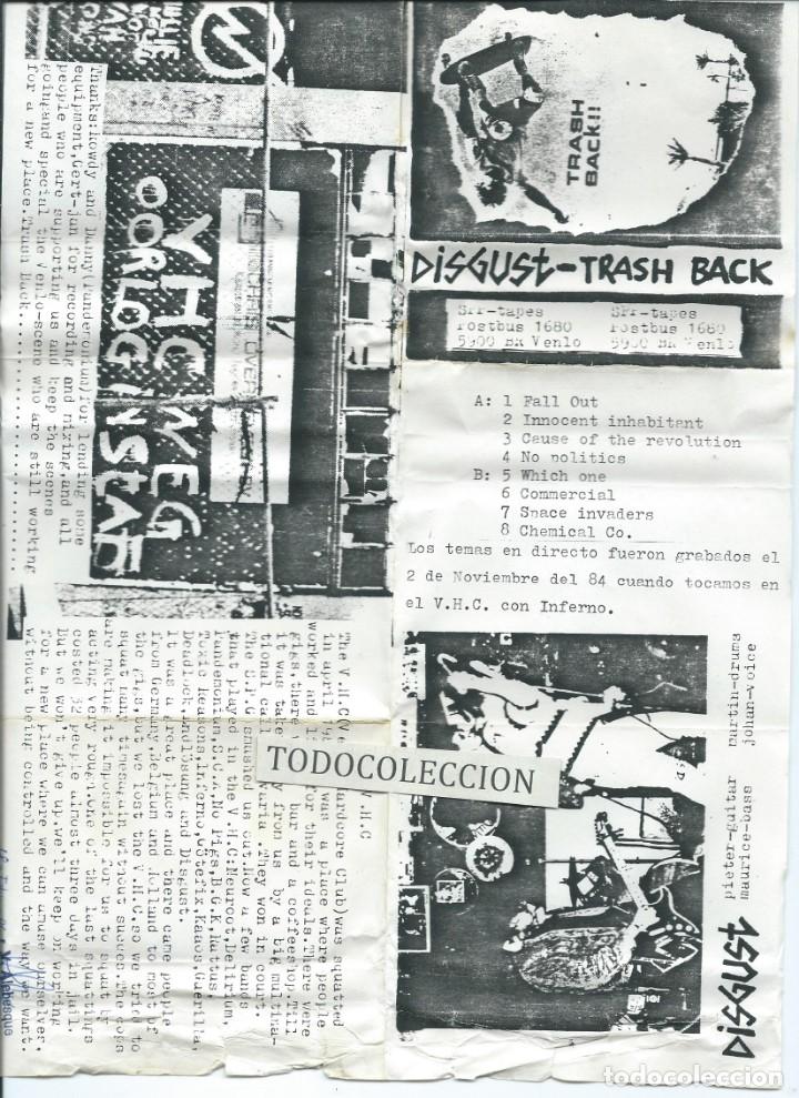 Discos de vinilo: DISGUST, TRASH BACK. NETHERLANDS 1985. C-45 -DIFICIL- - Foto 4