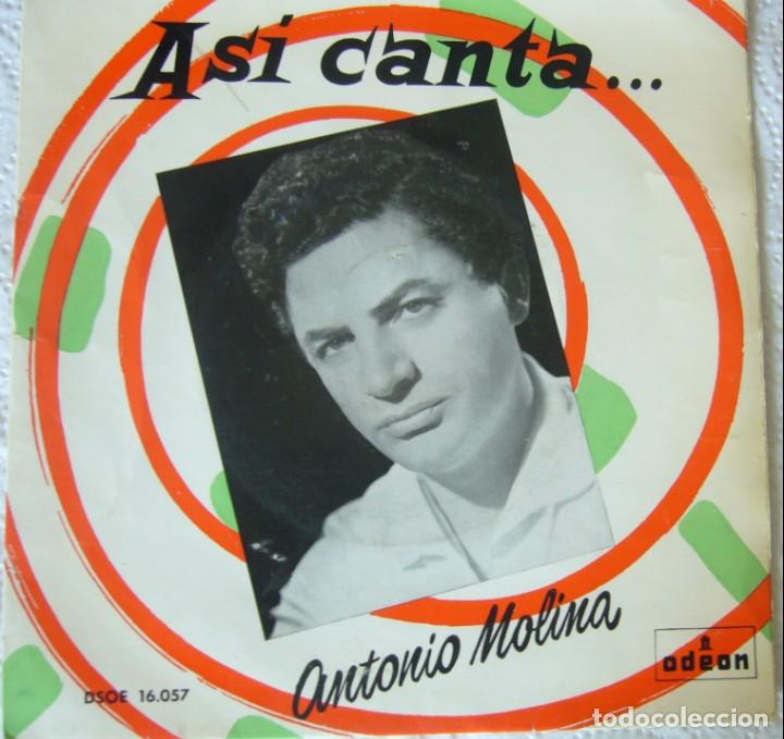 Discos de vinilo: Antonio Molina. As&iacute; canta - Foto 1