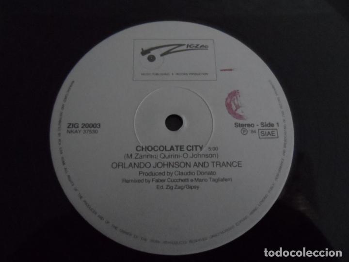 Discos de vinilo: Orlando Johnson & Trance &ndash; Chocolate City (Remixed Scratch Version) - Foto 3