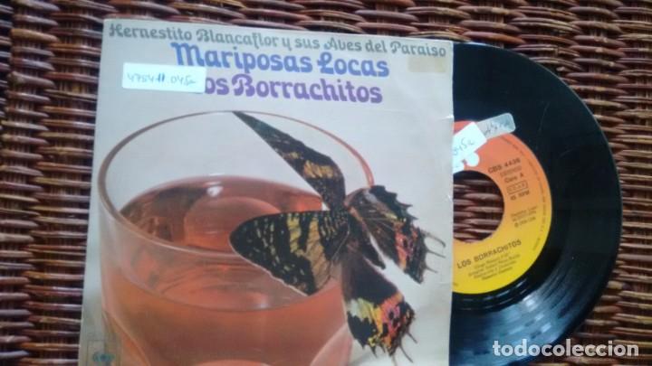 Disques de vinyle: SINGLE (VINILO) DE HERNESTITO BLANCAFLOR Y SUS AVES DEL PARAISO A&Ntilde;OS 70