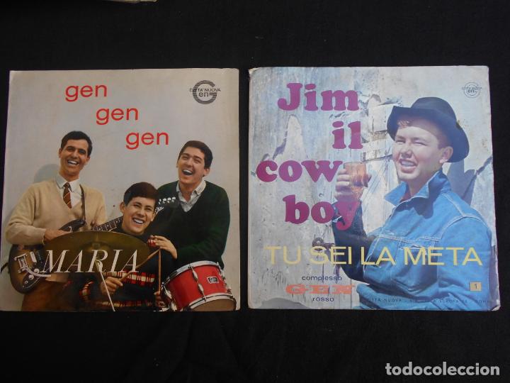 Disques de vinyle: LOTE DOS SINGLES GEN ROSSO