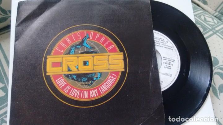 Discos de vinilo: SINGLE (VINILO) DE CHRISTOPHER CROSS A&Ntilde;OS 80 - Foto 1