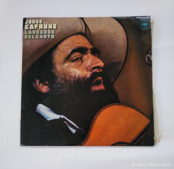 Discos de vinilo: JORGE CAFRUNE. - LABRADOR DEL CANTO. LP. TDKDA52 - Foto 1