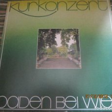 Discos de vinilo: KURKONZERT - BADEN BEI WIEN - GERHARD LAGRANGE LP - EDICION AUSTRIACA - GEPA RECORDS 1980 - STEREO -