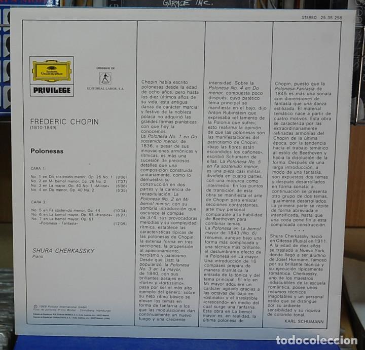 Discos de vinilo: Fr&eacute;deric Chopin. 7 polonesas - Foto 2