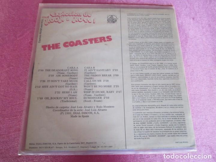 Discos de vinilo: COASTERS, THE - EXPLOSION DE ROCK & ROLL LP 1981 L23 4 1 - Foto 4