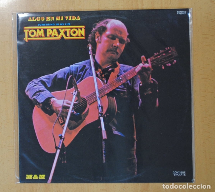 Discos de vinilo: TOM PAXTON - SOMETHING IN MY LIFE - LP - Foto 1