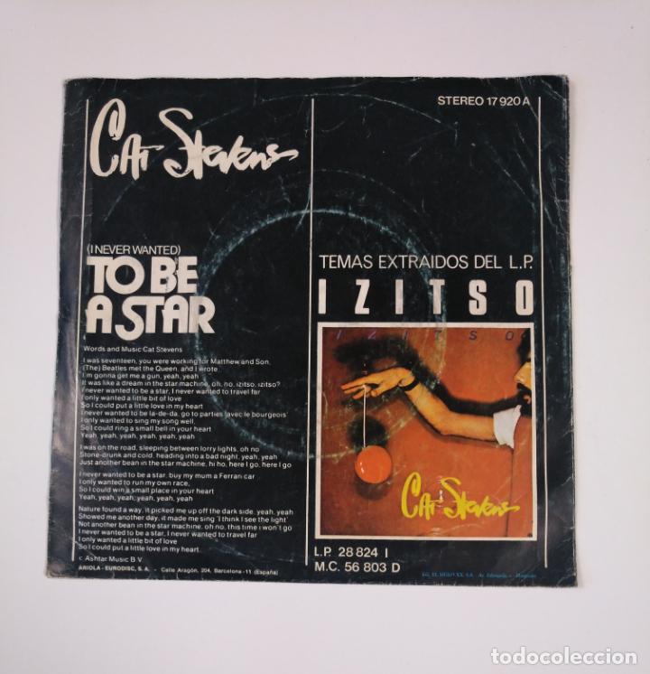 Discos de vinilo: CAT STEVENS. NUNCA QUISE SER ESTRELLA. SINGLE. TDKDS12 - Foto 2