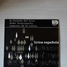 Discos de vinilo: LÍRICA ESPAÑOLA
