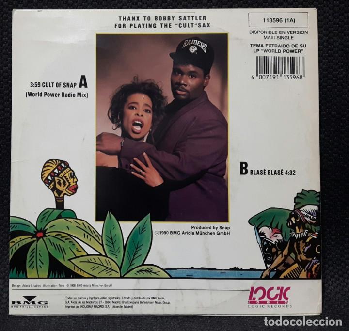 Discos de vinilo: SNAP - CULT OF SNAP - SINGLE - 1990 - ARIOLA - Foto 2